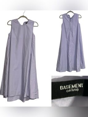 Basement Online dress SP Lavender light purple‎ Sleeveless A-Line cotton blend